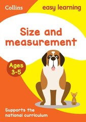 Size and Measurement Ages 3-5: Ideal for Home Learning hind ja info | Noortekirjandus | kaup24.ee