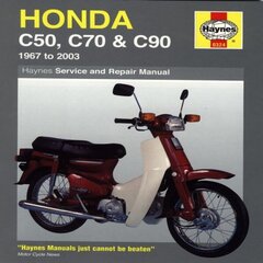 Honda C50, C70 & C90 (67 - 03) Haynes Repair Manual: (67 - 03) 10th Revised edition цена и информация | Путеводители, путешествия | kaup24.ee