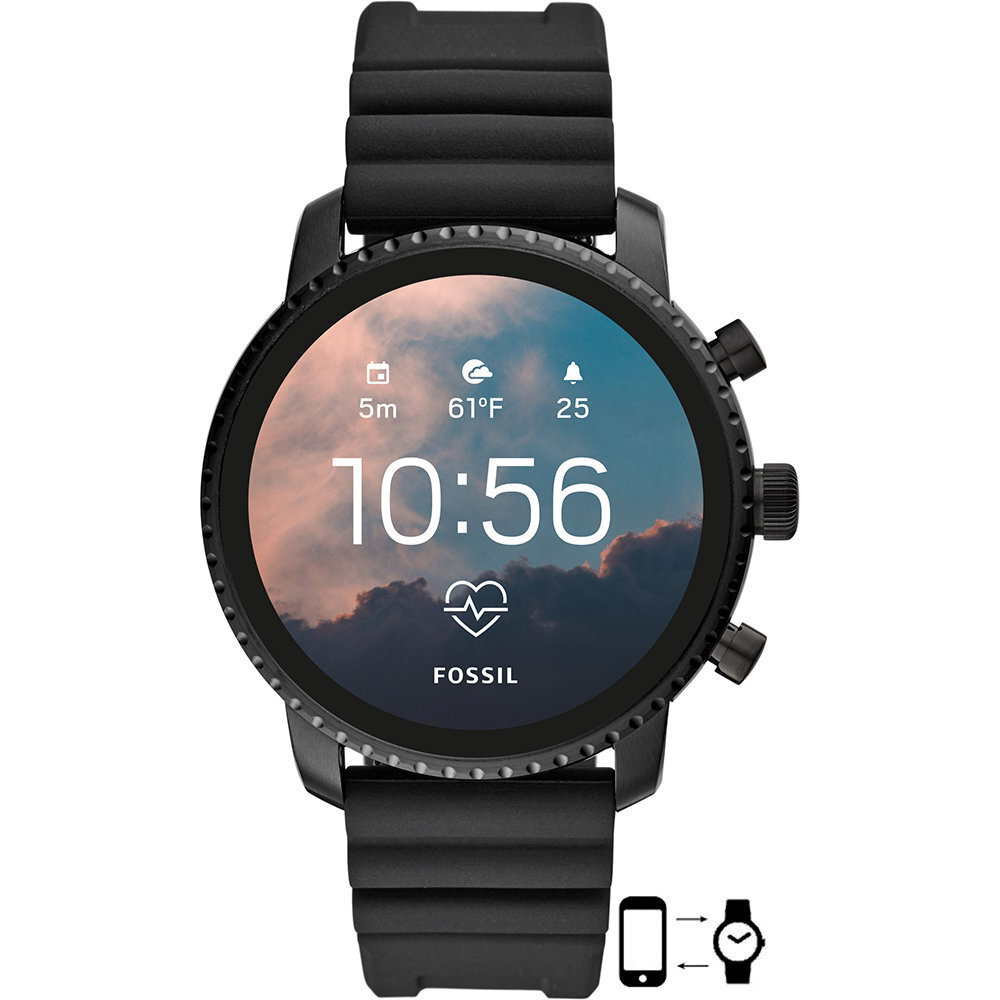 Fossil Gen 4 Explorist HR FTW4018 Black hind ja info | Nutikellad (smartwatch) | kaup24.ee