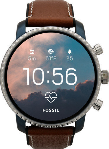 Fossil Gen 4 Explorist HR FTW4016 Tan Leather hind ja info | Nutikellad (smartwatch) | kaup24.ee