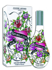 Parfüümvesi Jeanne Arthes Love Generation Rock EDP naistele 60 ml hind ja info | Naiste parfüümid | kaup24.ee