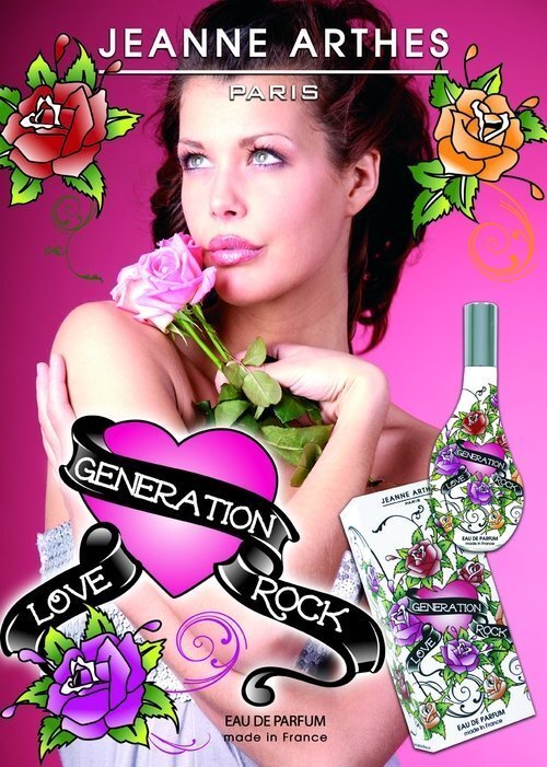 Parfüümvesi Jeanne Arthes Love Generation Rock EDP naistele 60 ml цена и информация | Naiste parfüümid | kaup24.ee