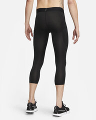 Nike Elastne Meestele 3/4 length M Np Df 3Qt Tights Black FB7950 010 FB7950 010/S hind ja info | Meeste pusad | kaup24.ee