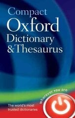 Compact Oxford Dictionary & Thesaurus 3rd Revised edition цена и информация | Пособия по изучению иностранных языков | kaup24.ee