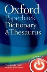 Oxford Paperback Dictionary & Thesaurus 3rd Revised edition цена и информация | Пособия по изучению иностранных языков | kaup24.ee