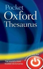 Pocket Oxford Thesaurus 2nd Revised edition hind ja info | Võõrkeele õppematerjalid | kaup24.ee