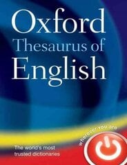 Oxford Thesaurus of English 3rd Revised edition hind ja info | Võõrkeele õppematerjalid | kaup24.ee