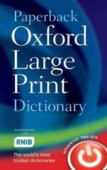 Paperback Oxford Large Print Dictionary 2nd Revised edition hind ja info | Võõrkeele õppematerjalid | kaup24.ee