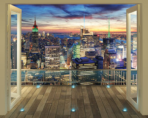 Fototapeet New York City Skyline hind ja info | Lastetoa fototapeedid | kaup24.ee