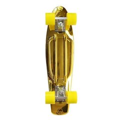 Скейтборд Nils Extreme Pennyboard PNB01, 56x14 см желтый цена и информация | Скейтборды | kaup24.ee