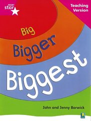 Rigby Star Non-fiction Guided Reading Pink Level: Big, Bigger, Biggest Teaching Version hind ja info | Noortekirjandus | kaup24.ee