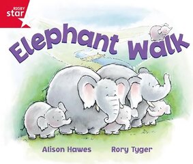 Rigby Star Guided Reception: Red Level: Elephant Walk Pupil Book (single) hind ja info | Noortekirjandus | kaup24.ee