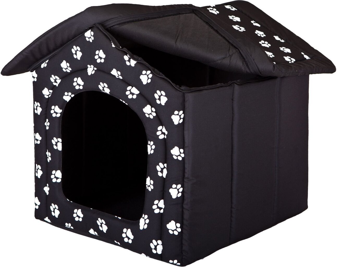 Maja-pesa Hobbydog R1 käpad, 38x32x38 cm, must hind ja info | Pesad, padjad | kaup24.ee
