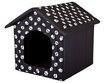 Maja-pesa Hobbydog R1 käpad, 38x32x38 cm, must hind ja info | Pesad, padjad | kaup24.ee