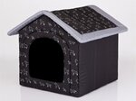 Лежак-конура Hobbydog R1 щенки, 38x32x38 см, черный