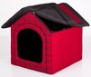 Maja-pesa Hobbydog R2 ruudud, 44x38x45 cm, punane цена и информация | Pesad, padjad | kaup24.ee