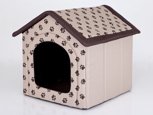 Maja-pesa Hobbydog R2 käpad, 44x38x45 cm, beež цена и информация | Лежаки, домики | kaup24.ee