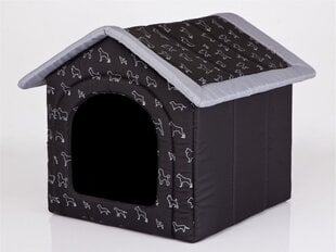 Maja-pesa Hobbydog R3 kutsikad, 52x46x53 cm, must hind ja info | Pesad, padjad | kaup24.ee