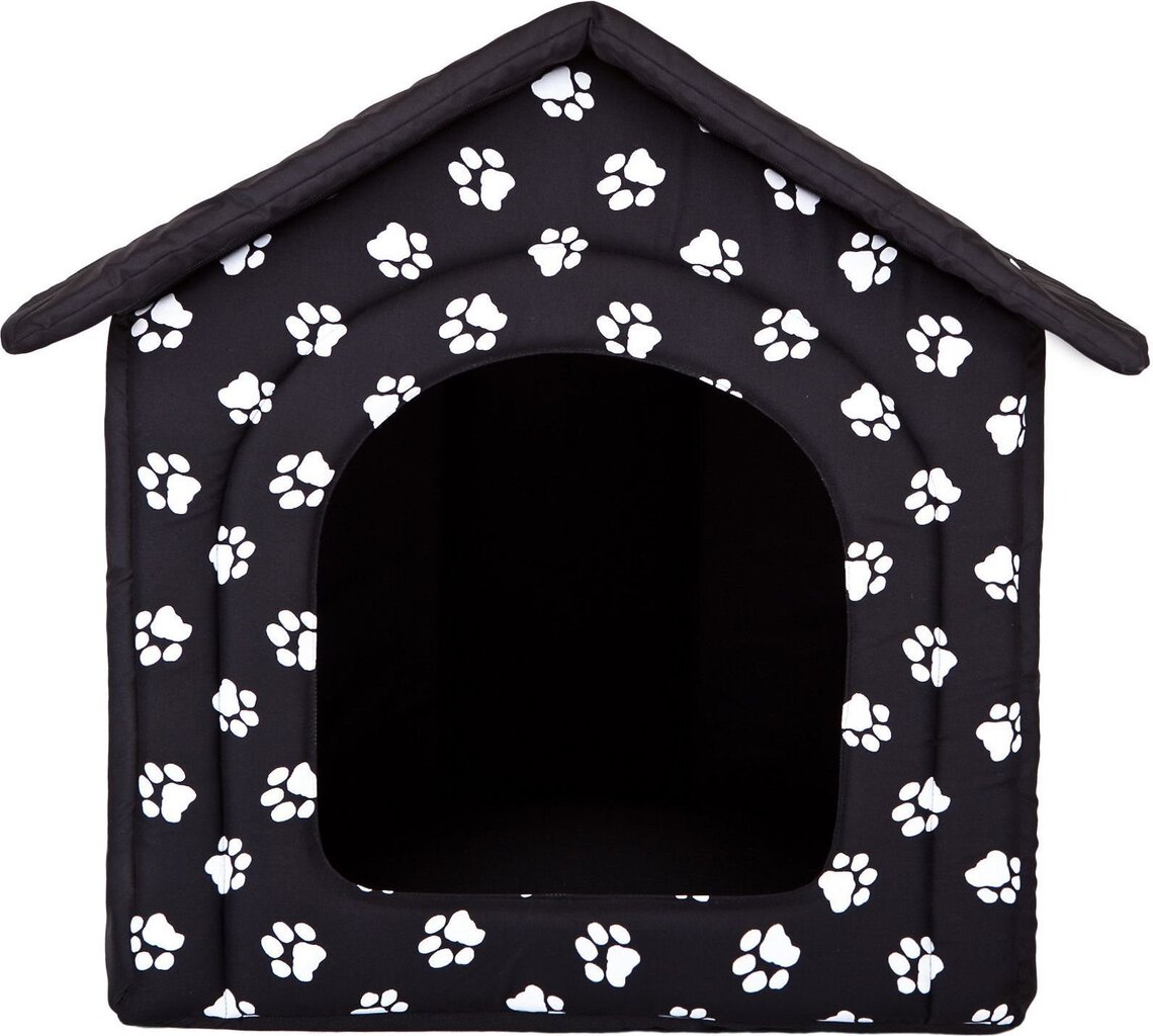Maja-pesa Hobbydog R4 käpad, 60x55x60 cm, must hind ja info | Pesad, padjad | kaup24.ee