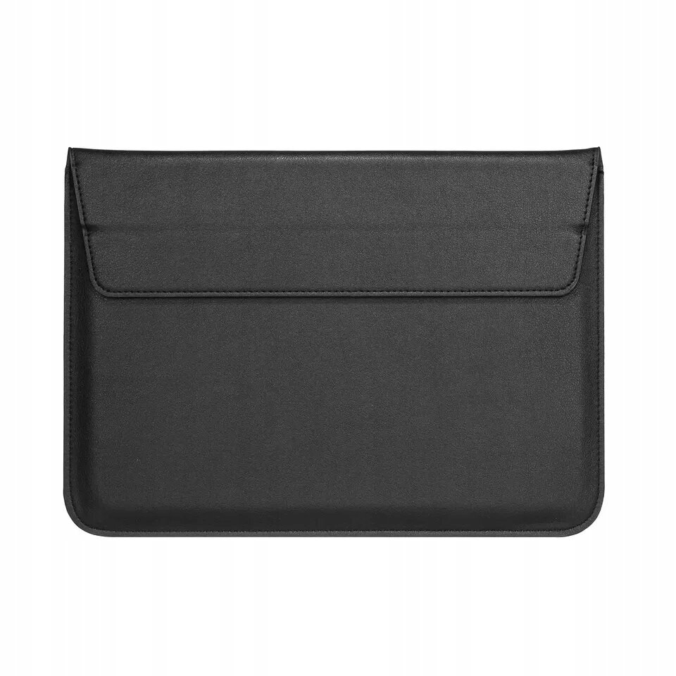 Universaalne Sülearvutikott ümbris jaoks sülearvuti Laptop Sleeve Macbook Air 13 / Pro M1 M2 2020 13 4Tech nahast must 14'' цена и информация | Arvutikotid | kaup24.ee