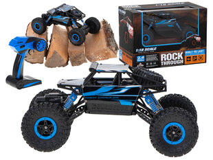 Радиоуправляемая машинка Rock Crawler HB 2,4 ГГц 1:18 синяя  MaxDrive цена и информация | Игрушки для мальчиков | kaup24.ee