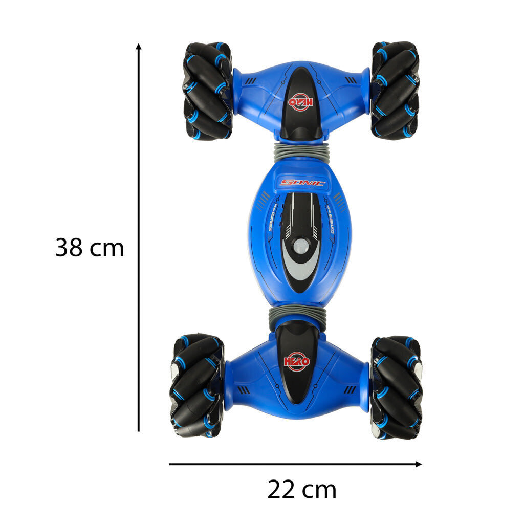 Raadio teel juhitav auto MaxDrive 360, sinine hind ja info | Poiste mänguasjad | kaup24.ee