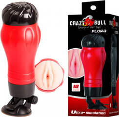 Masturbaator Crazy Bull Flora, punane hind ja info | Sekslelud, masturbaatorid | kaup24.ee