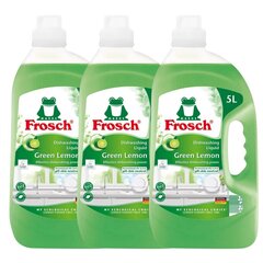 Froch Nõudepesuvahend Green Lemon, 3 x 5L hind ja info | Nõudepesuvahendid | kaup24.ee