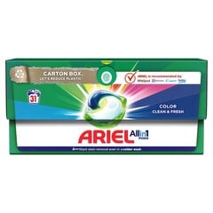 Ariel Color pesukapslid, 31 tk x 4 tk hind ja info | Pesuvahendid | kaup24.ee