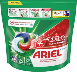 Капсулы для стирки Ariel Extra Clean, 36 шт. х 3 шт. цена и информация | Средства для стирки | kaup24.ee