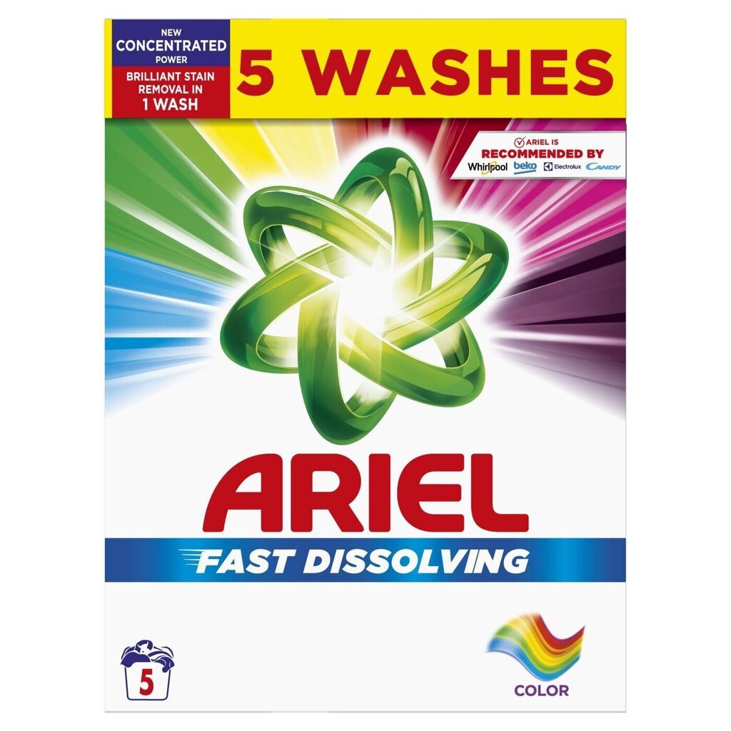 Ariel Color pesupulber, 5 pesu, 275 g x 6 tk hind ja info | Pesuvahendid | kaup24.ee