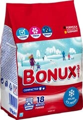 Bonux Polar Ice Fresh pesupulber, 1,17kg, 18 tk x 3 tk hind ja info | Pesuvahendid | kaup24.ee