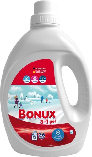 Bonux Polar Ice Fresh vedel pesugeel, 1,8l, 36sk x 2 tk цена и информация | Pesuvahendid | kaup24.ee