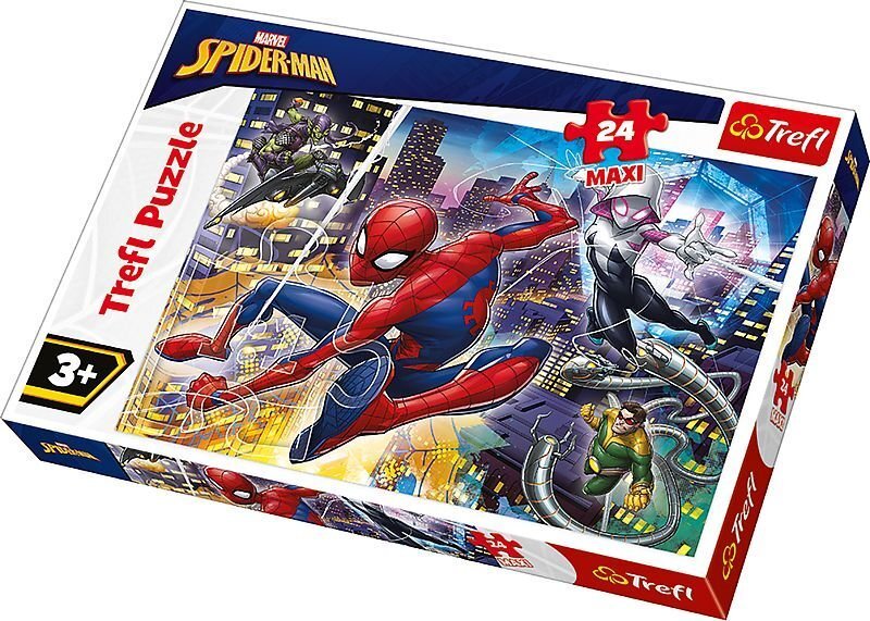 Pusle Trefl Maxi Ämblikmees (Spiderman), 24-osaline hind ja info | Pusled | kaup24.ee