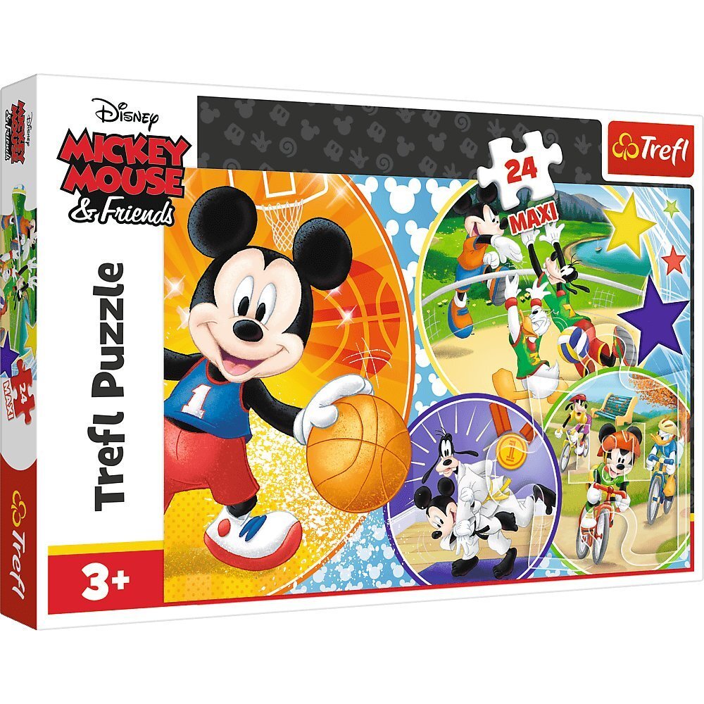 Pusle Trefl Maxi Miki Hiir (Minnie Mouse), 24-osaline цена и информация | Pusled | kaup24.ee