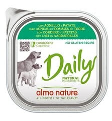 Almo Nature Daily, lambaliha kartulitega, 9x300g hind ja info | Konservid koertele | kaup24.ee