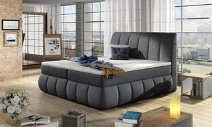 Кровать Vincenzo, 140x200 см, гобелен, серая цена и информация | Кровати | kaup24.ee