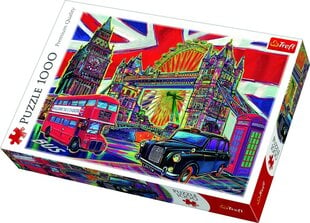 Pusle Trefl Londoni värvid, 1000-osaline hind ja info | Pusled | kaup24.ee