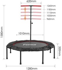 Kokkupandav fitness-batuut hind ja info | Spordi batuudid | kaup24.ee