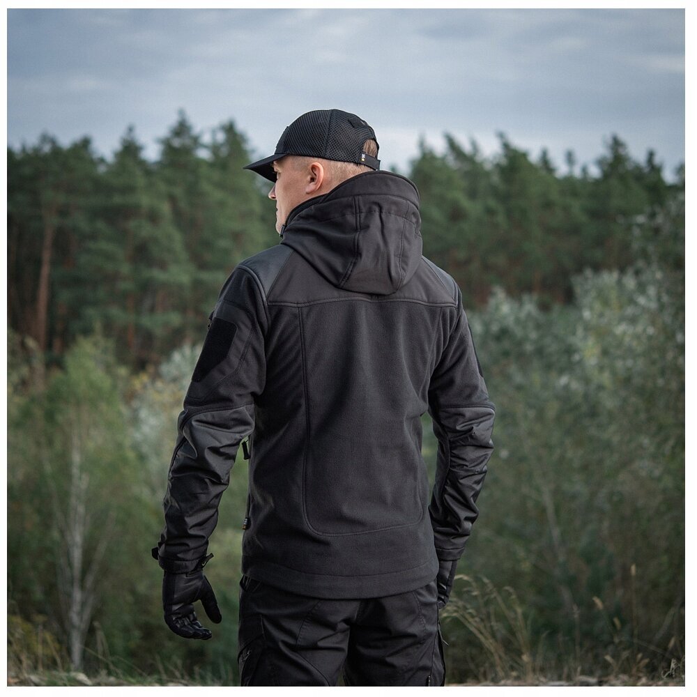 Meeste jope, M-Tac, Norman Windblock Fleece, Must hind ja info | Meeste joped | kaup24.ee