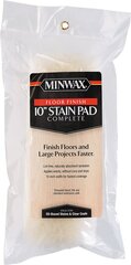 Padi veepõhiste plekkide põrandale kandmiseks, Minwax, Lambskin Floor Stain Pad Complete цена и информация | Инструменты для краски | kaup24.ee