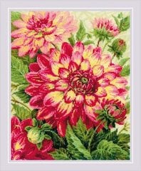 Ristpistekomplekt Dahlias RIOL1968 hind ja info | Tikkimistarvikud | kaup24.ee