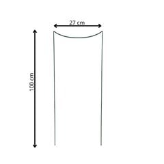 Metallist tugi lilledele ja taimedele Springos HA5171 100 cm hind ja info | Sisustuselemendid | kaup24.ee