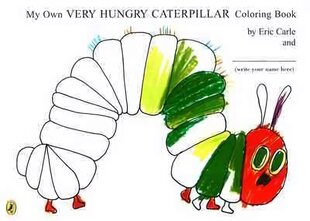 My Own Very Hungry Caterpillar Colouring Book hind ja info | Väikelaste raamatud | kaup24.ee