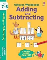 Usborne Workbooks Adding and Subtracting 7-8 hind ja info | Noortekirjandus | kaup24.ee