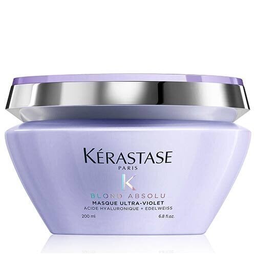 Kollaseid toone neutraliseeriv juuksemask Kerastase Blond Absolu Ultra-Violet 200 ml цена и информация | Maskid, õlid, seerumid | kaup24.ee