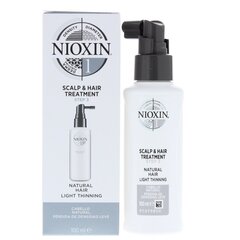 Сыворотка против выпадения волос Nioxin System 1 Scalp & Hair Treatment 100 мл цена и информация | Маски, масла, сыворотки | kaup24.ee