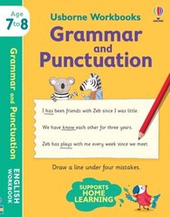 Usborne Workbooks Grammar and Punctuation 7-8 цена и информация | Книги для подростков и молодежи | kaup24.ee