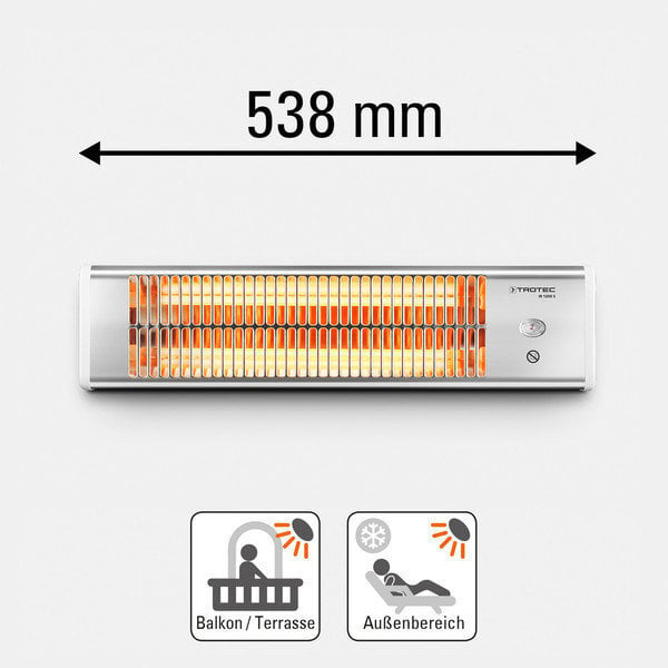 Kvarts infrapuna soojuskiirgur Trotec IRS 1200 S цена и информация | Küttekehad | kaup24.ee