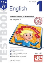 11plus English Year 5-7 Testbook 1 цена и информация | Книги для подростков и молодежи | kaup24.ee